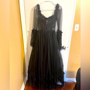 Dolls Kill Dance With Death Maxi Dress